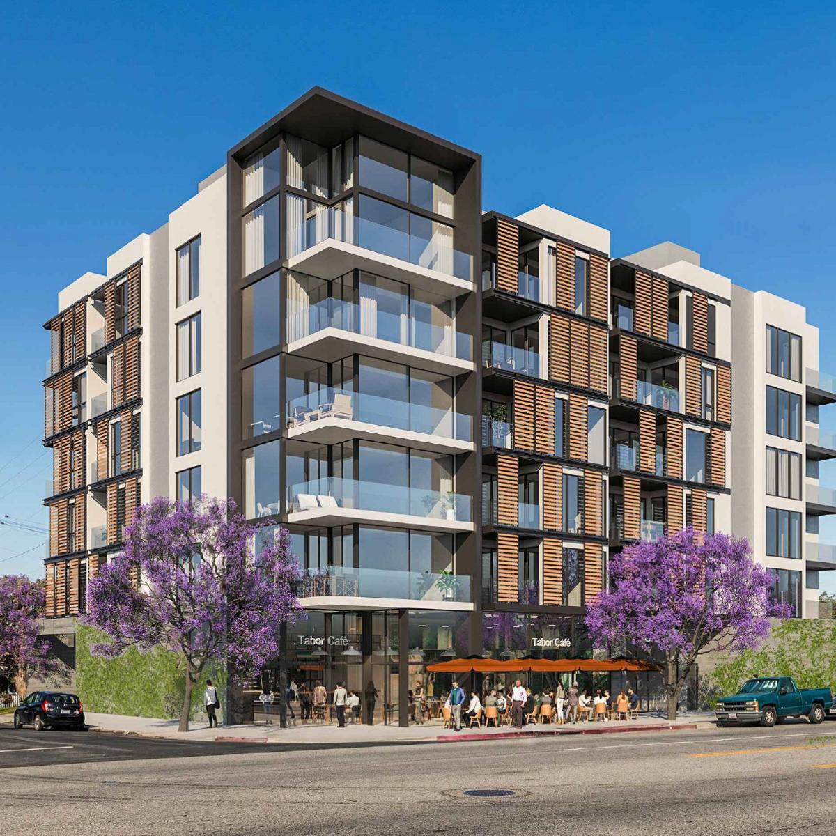 Mixed-use building underway at 3555 Overland Ave. in Palms